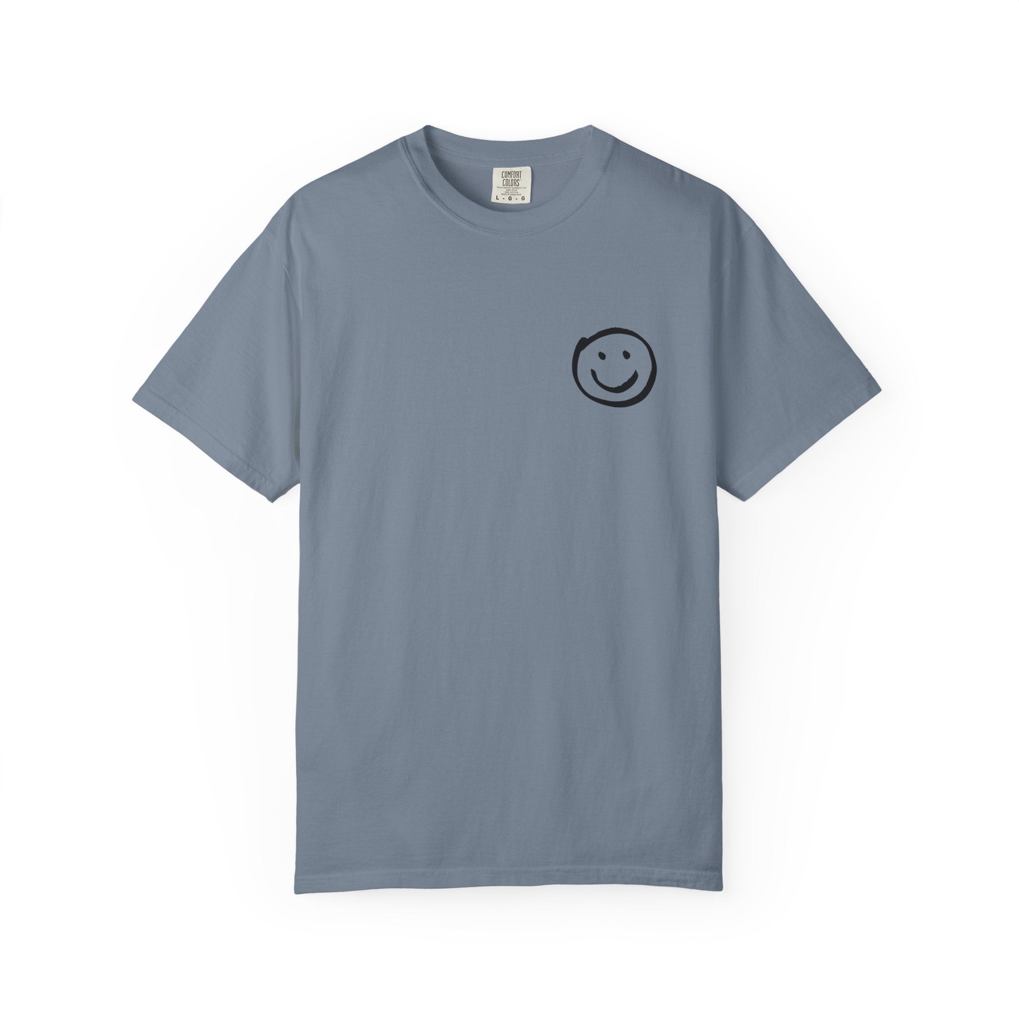 Graphic T-Shirt — “Smile, You Made God’s Wake Up List” Religious Inspirational Tee with Smiley