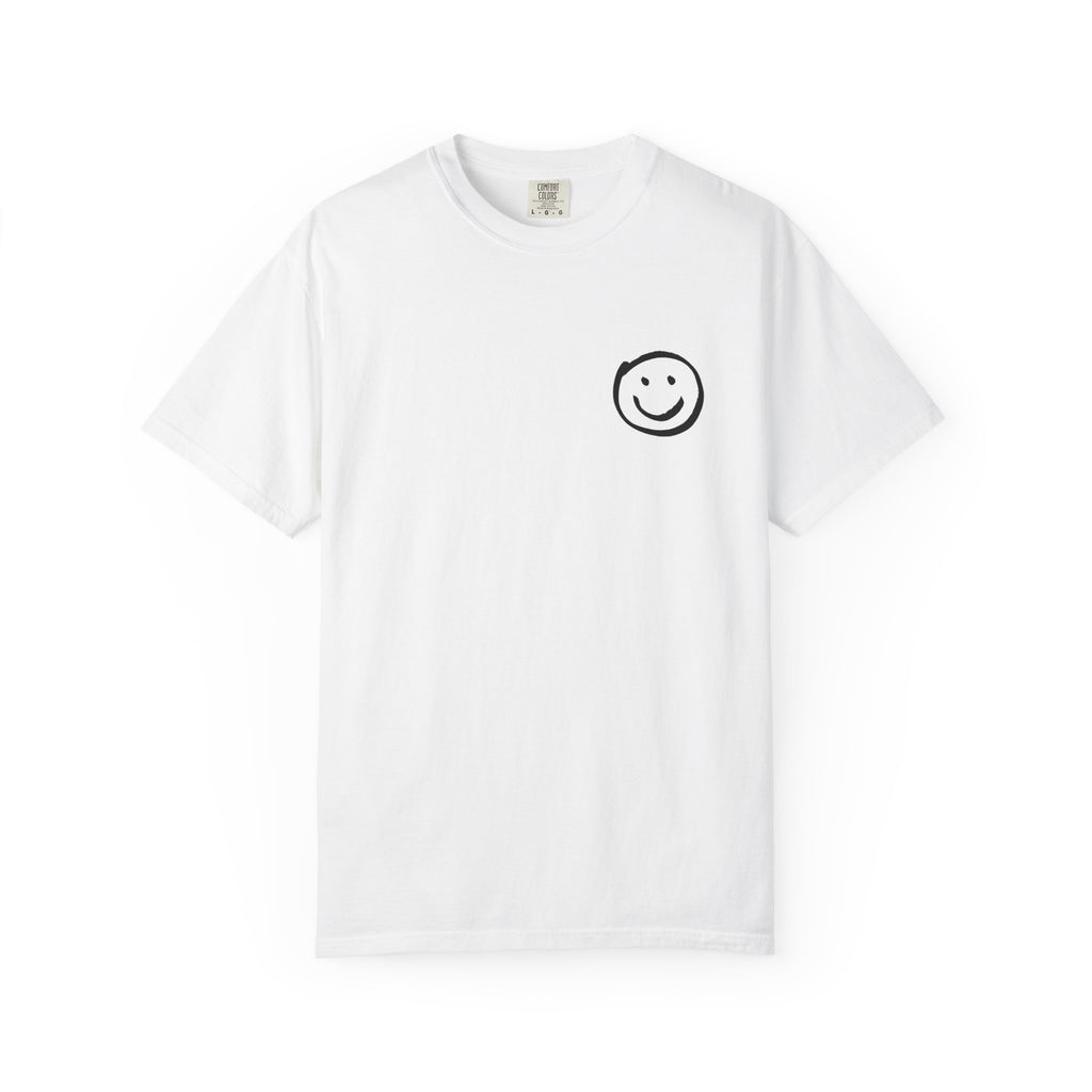 Graphic T-Shirt — “Smile, You Made God’s Wake Up List” Religious Inspirational Tee with Smiley