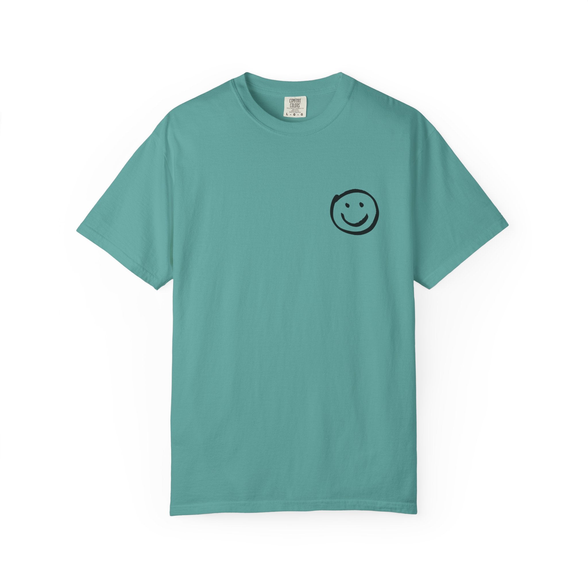 Graphic T-Shirt — “Smile, You Made God’s Wake Up List” Religious Inspirational Tee with Smiley