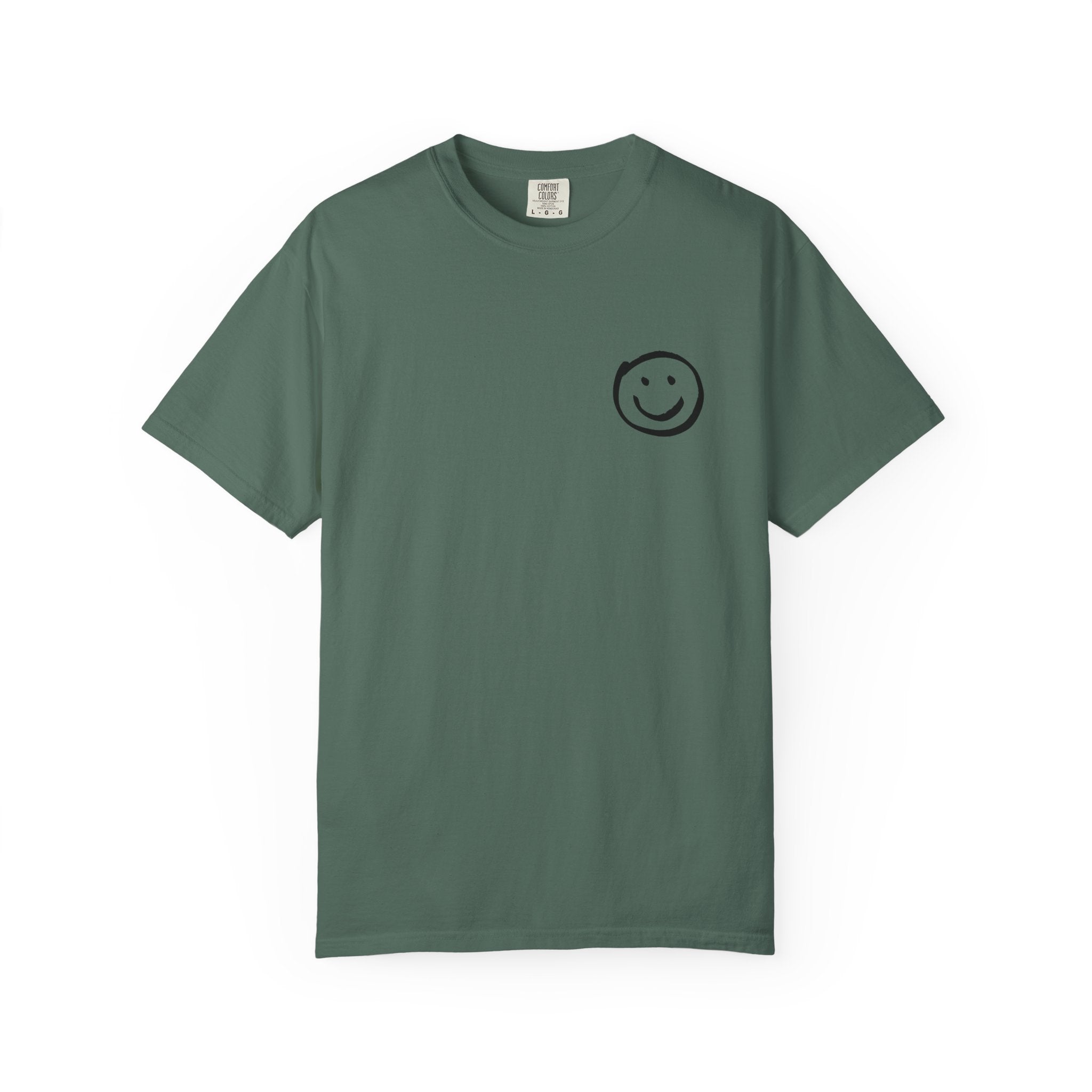 Graphic T-Shirt — “Smile, You Made God’s Wake Up List” Religious Inspirational Tee with Smiley