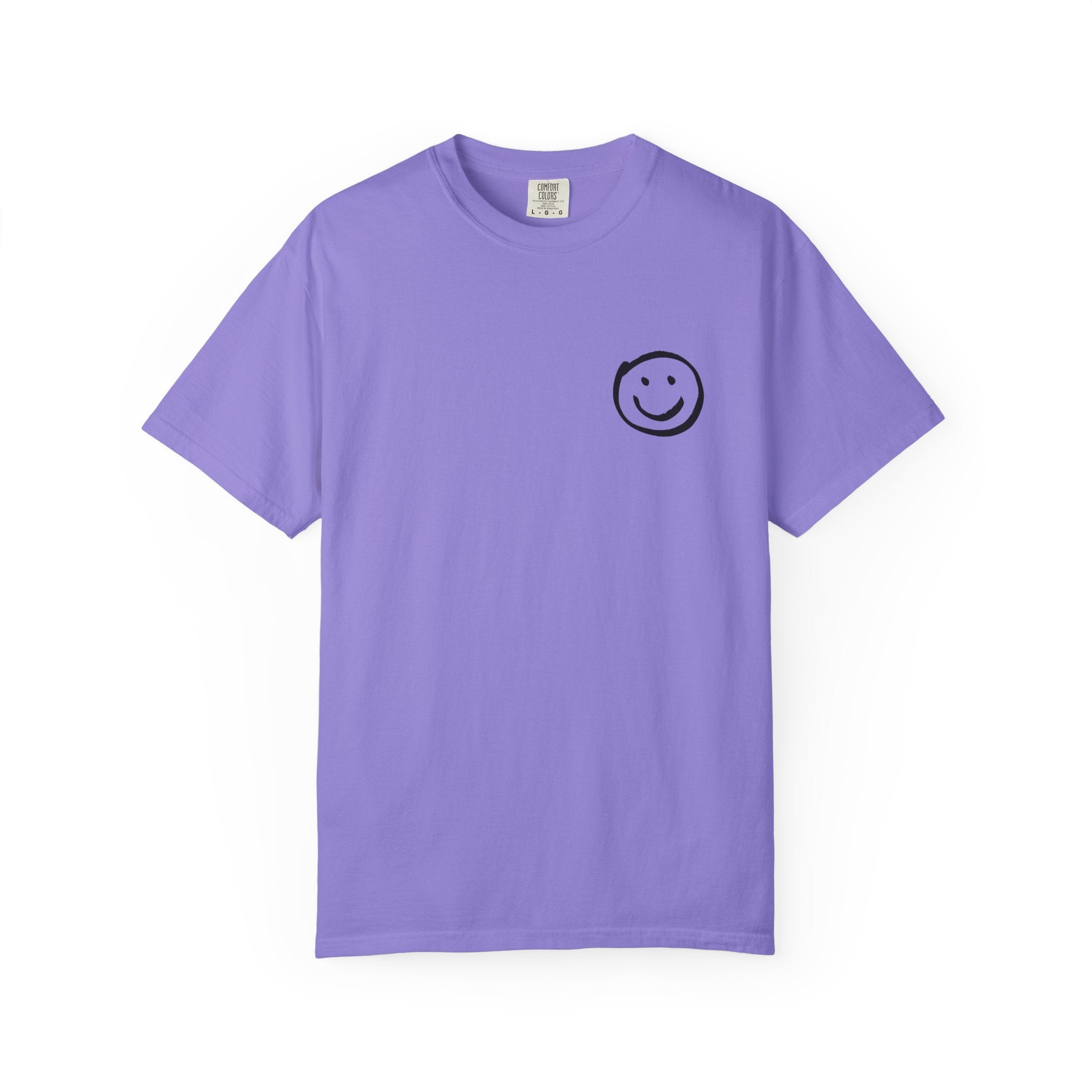Graphic T-Shirt — “Smile, You Made God’s Wake Up List” Religious Inspirational Tee with Smiley