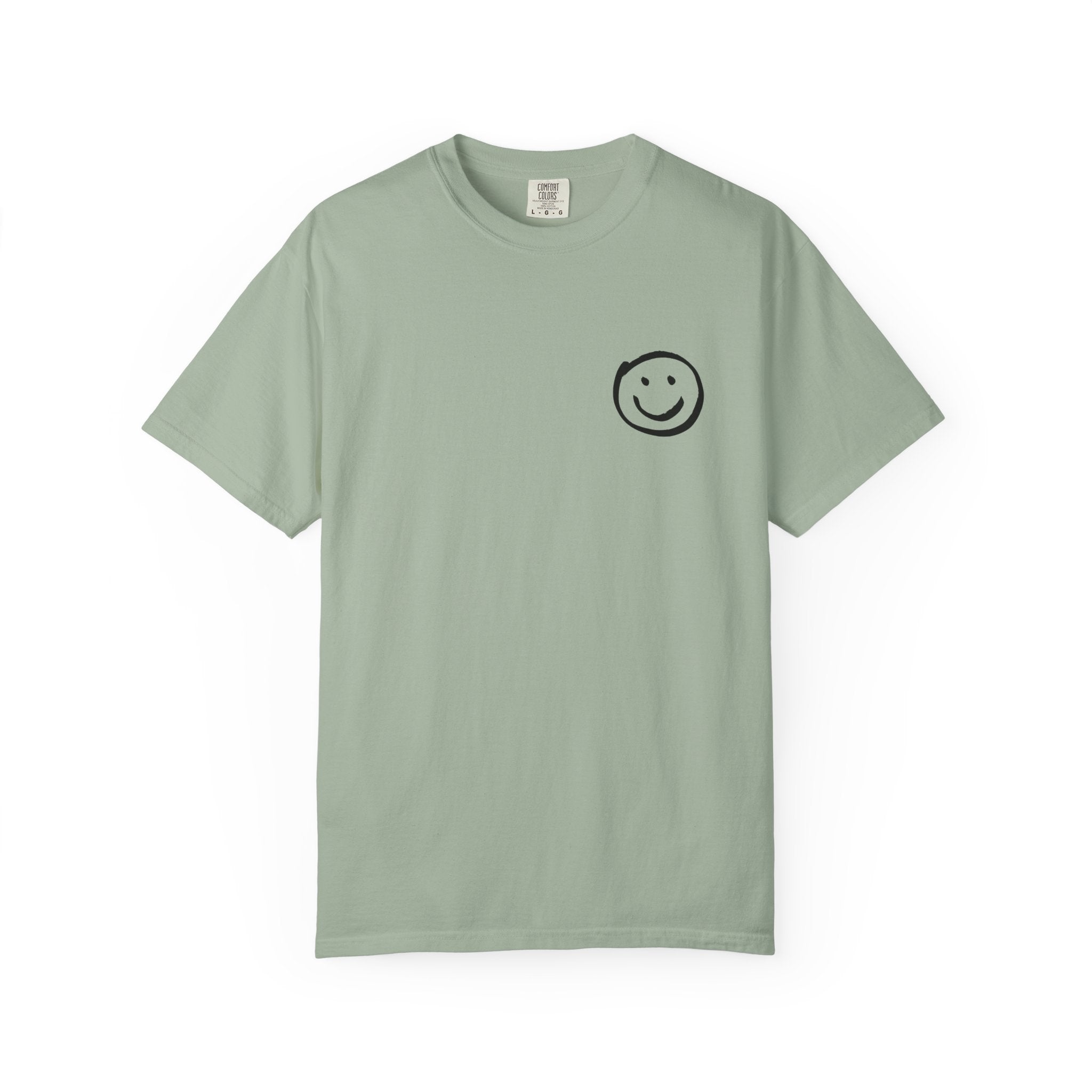 Graphic T-Shirt — “Smile, You Made God’s Wake Up List” Religious Inspirational Tee with Smiley