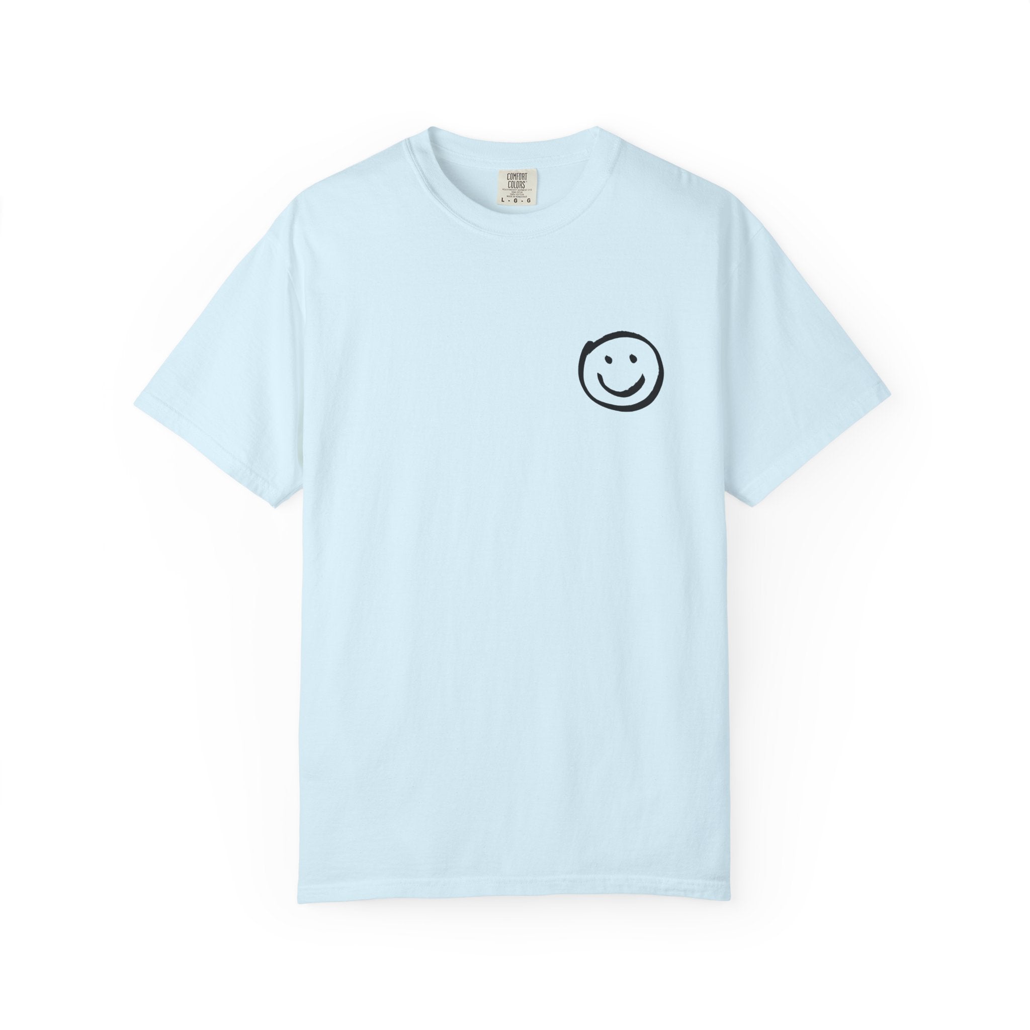 Graphic T-Shirt — “Smile, You Made God’s Wake Up List” Religious Inspirational Tee with Smiley